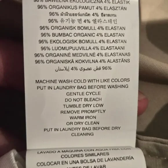 Michael Kors Khaki Gold Chain Halter Organic Stretch Cotton Midi Dress Tiered - Picture 10 of 10